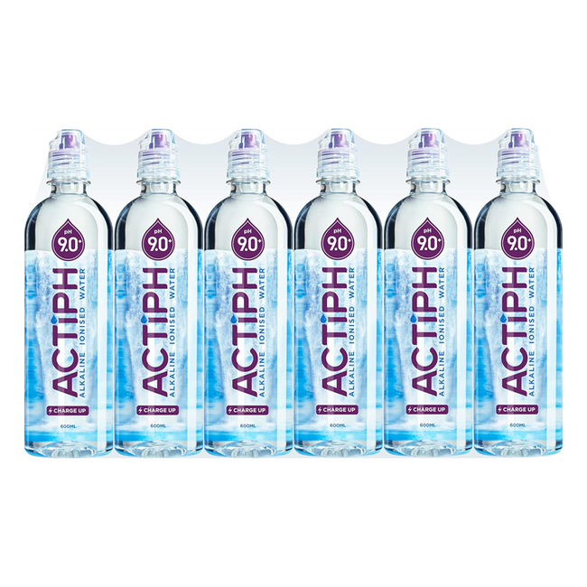 Actiph Alkaline Ionised Water 24x600ml