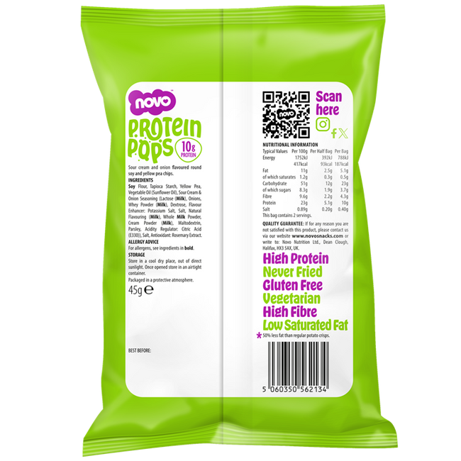 Novo Nutrition Novo Protein Pops 6x45g Alternative Image