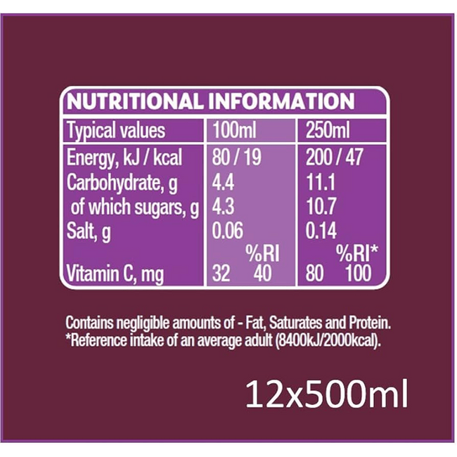 Ribena 12x500ml Alternative Image