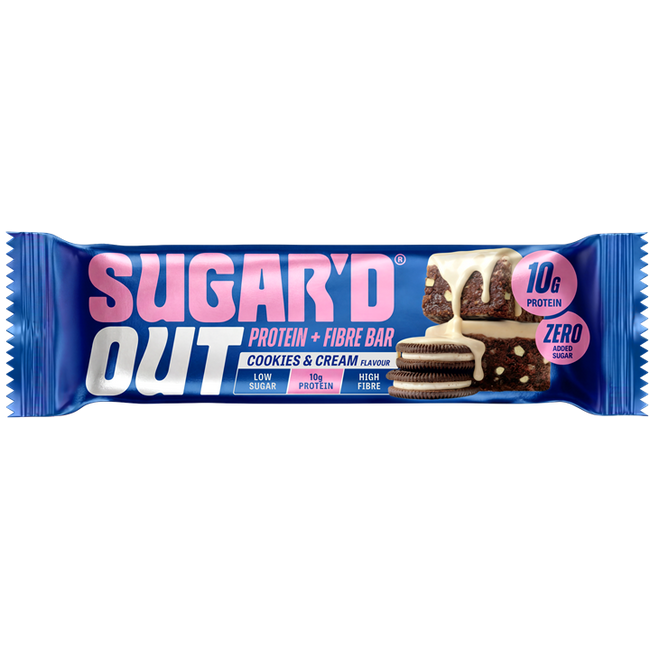 Sugar'd Out Protein + Fibre Oat Bar 15x62g