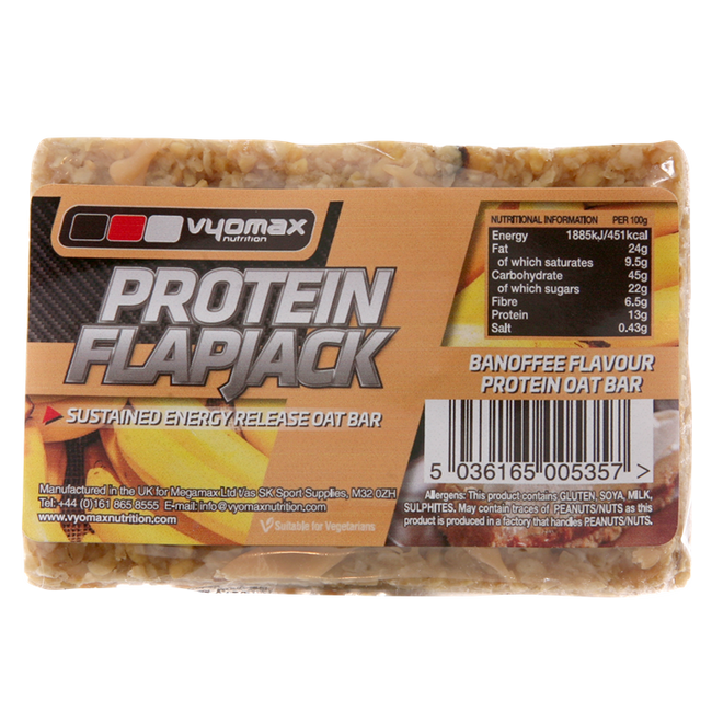 Vyomax Nutrition Protein Flapjacks 12x100g
