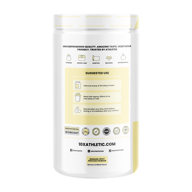 10X Athletic 10X Whey Protein 25 Servings Alternative Image
