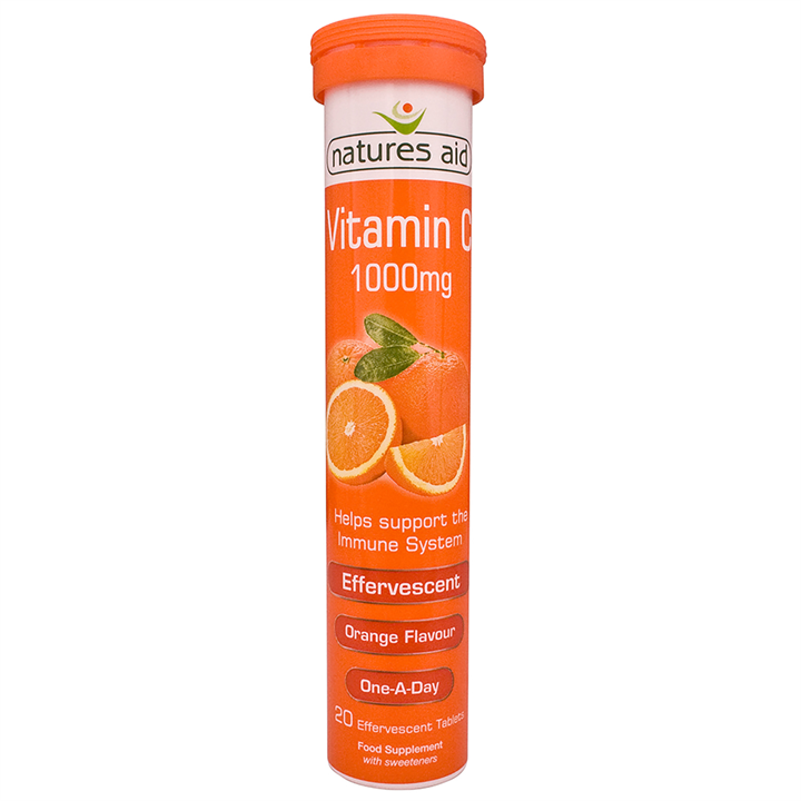 Natures Aid Vitamin C 1000mg Effervescent
