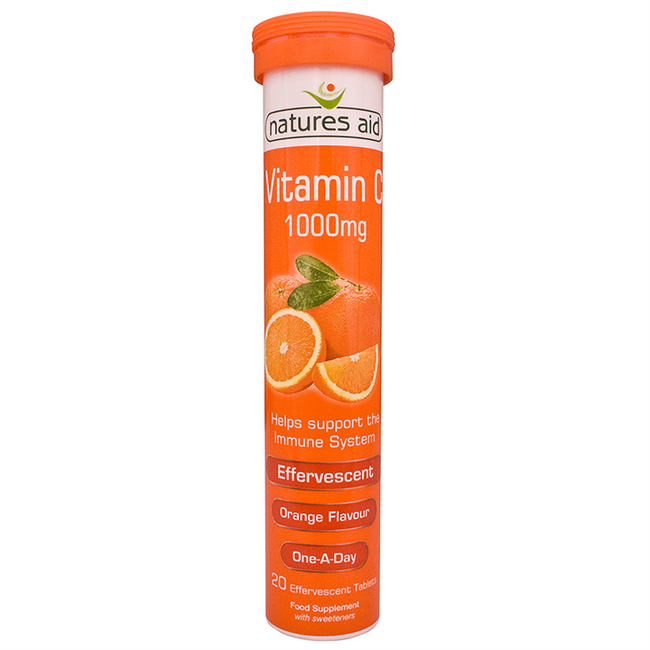 Natures Aid Vitamin C 1000mg Effervescent