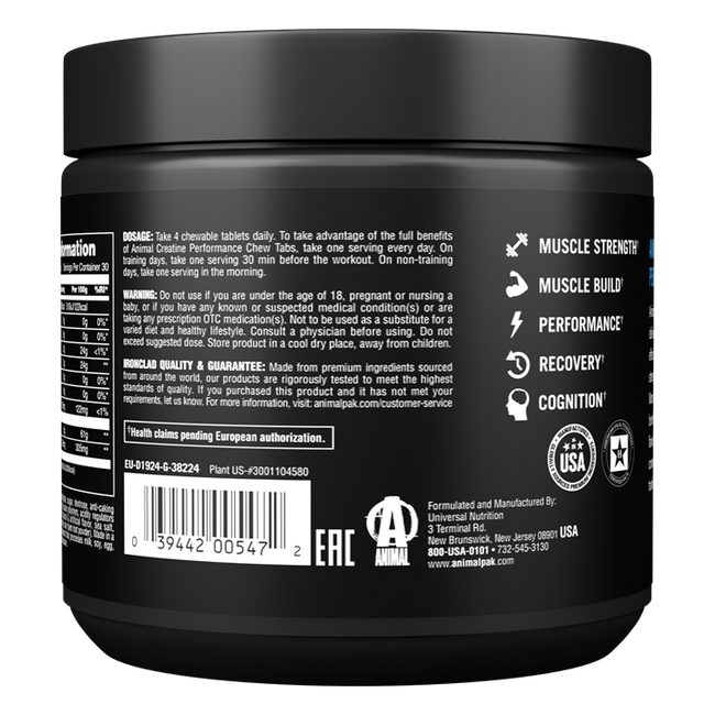Animal Creatine Chews Alternative Image