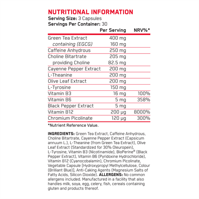 Applied Nutrition Shred-X 90 Veg Caps Alternative Image