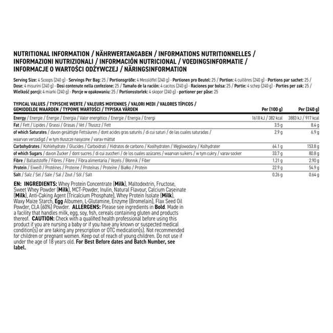 Applied Nutrition Critical Mass Original 6kg Alternative Image