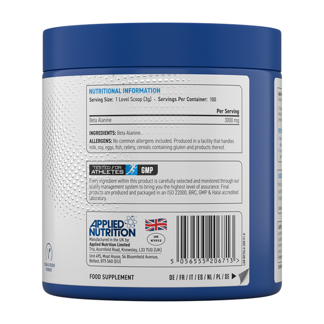 Applied Nutrition Beta Alanine 300g Alternative Image