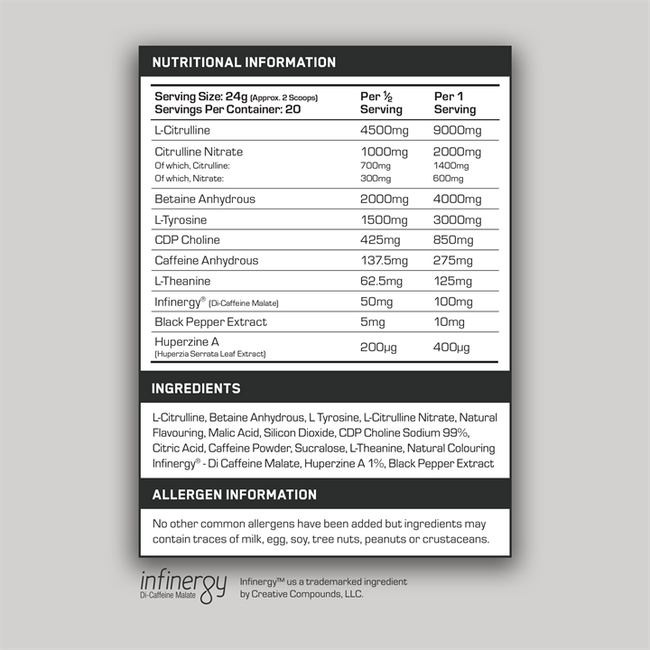 The Formula NEUPHORIC Pre Workout 480g Alternative Image