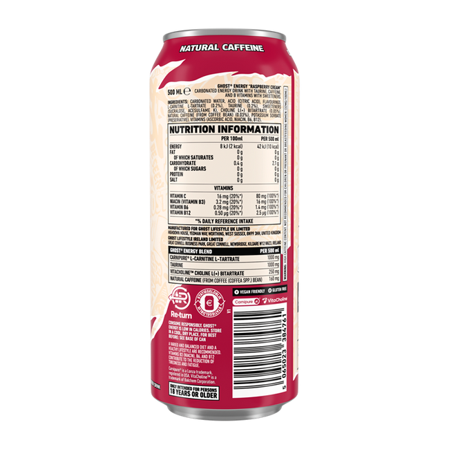 Ghost Energy Drink 12x500ml Alternative Image