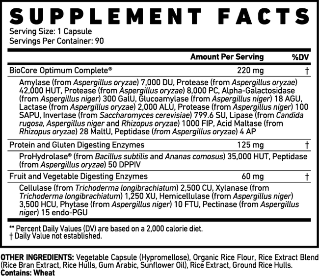 Ghost Basics - Digestive Enzymes 90 Caps Alternative Image