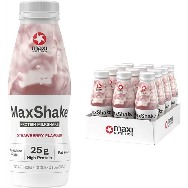 MaxiNutrition MaxShake Protein Milkshake 12x330ml
