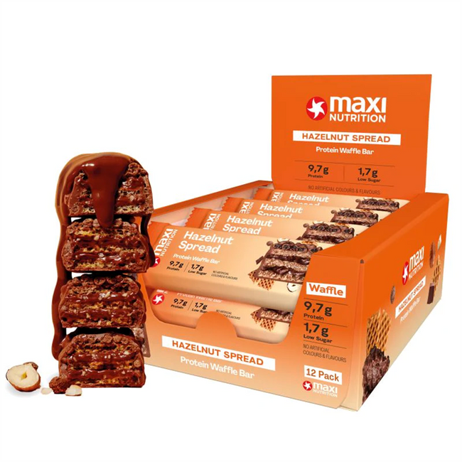 MaxiNutrition Protein Waffle Bar 12x40g