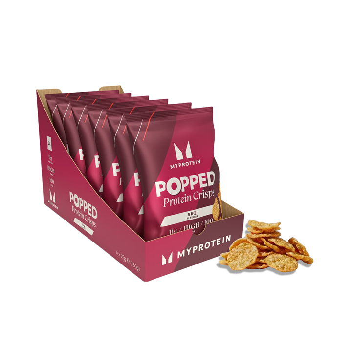 MyProtein Popped Protein Crisps 6 x 25g