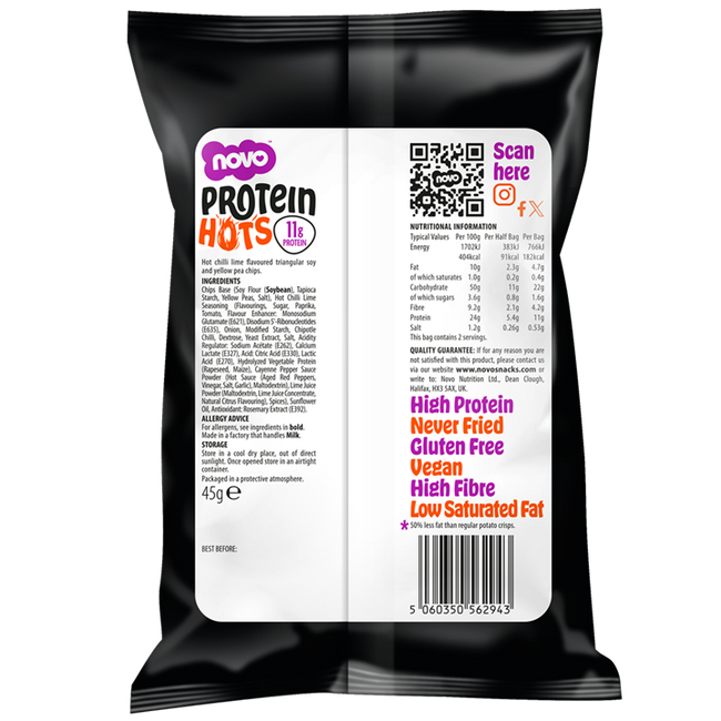 Novo Nutrition Novo Protein Hots 6x45g Alternative Image