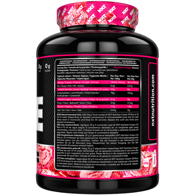 NXT Nutrition Cream of Rice 2kg Alternative Image