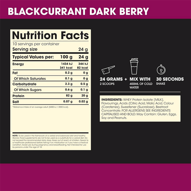 Optimum Nutrition Clear Whey Protein 240g Alternative Image