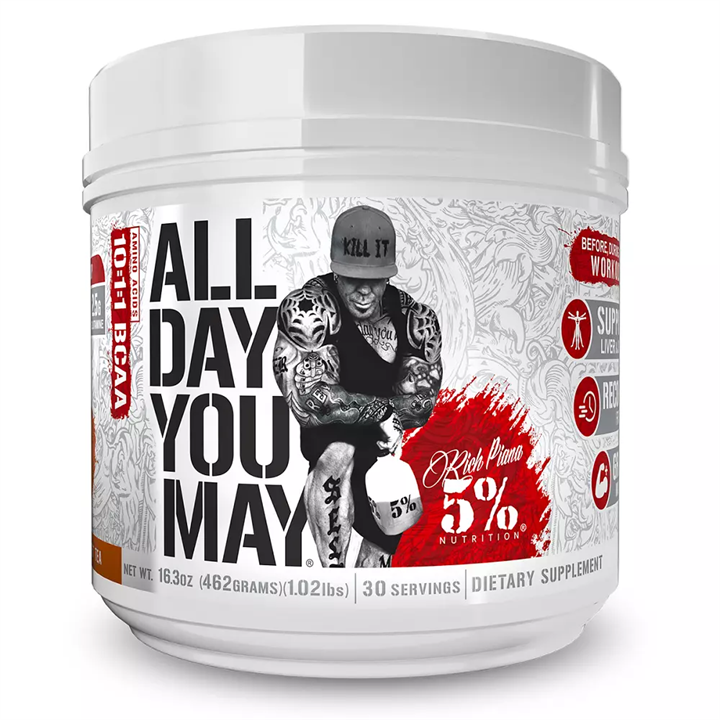 Rich Piana 5% Nutrition All Day You May Legendary Series 465g