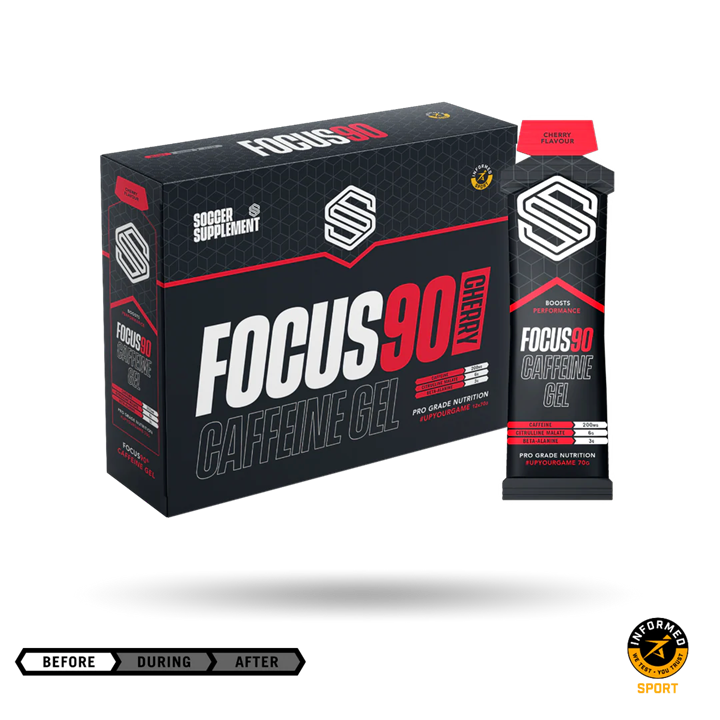 Soccer Supplement Focus90 Caffeine Gel 12x70g