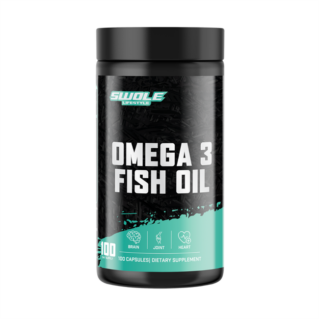 SWOLE Lifestyle Omega 3 Fish Oil 100Veg Caps