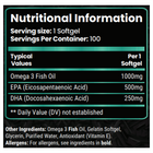 SWOLE Lifestyle Omega 3 Fish Oil 100Veg Caps Alternative Image