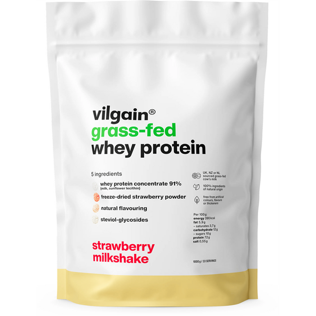 Vilgain Grass-fed Whey Protein Isolate 1000g