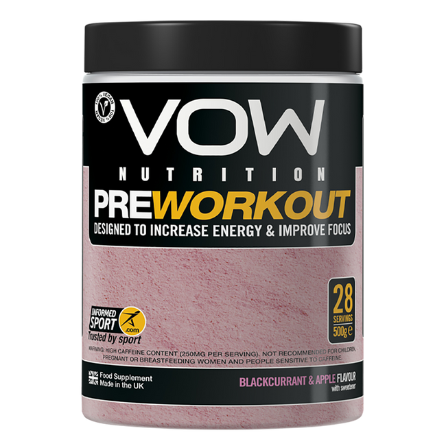 VOW Nutrition Pre Workout 500g