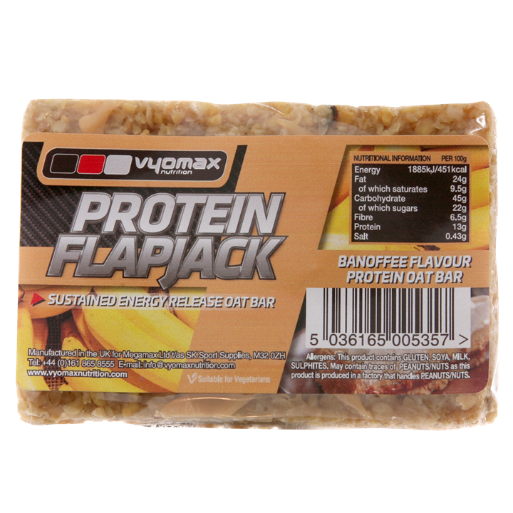 Vyomax Nutrition Protein Flapjacks 12x100g