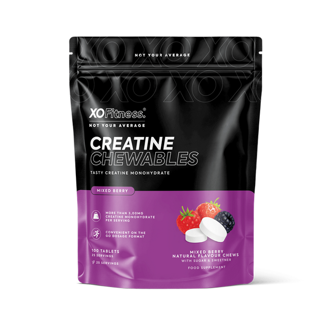 XO Fitness Creatine Chewable 100 Tabs