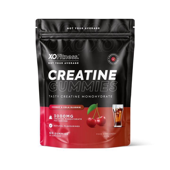 XO Fitness XO Creatine Gummies Dual Flavour 60 Gummies