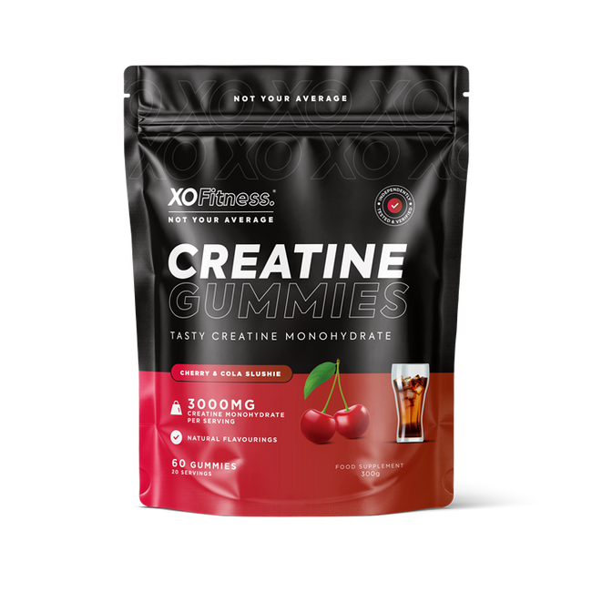 XO Fitness XO Creatine Gummies Dual Flavour 60 Gummies