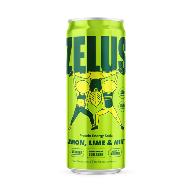 ZELUS Protein Energy Soda 12x330ml